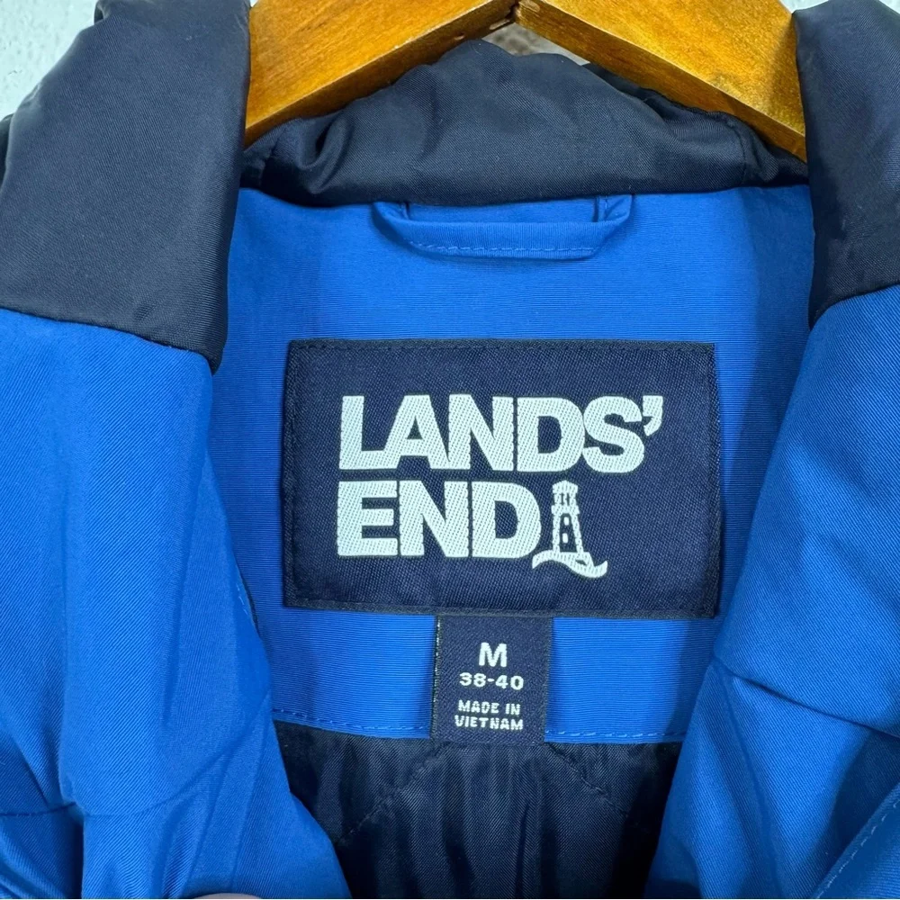 Lands’ End‎ Men’s Winter Coat Blue Size Medium